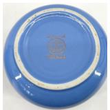 Vintage Hall's Superior Quality Kitchenware Blue Floral Mixing Bowls