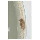 Vintage Hall's Rose Pattern Blue Kitchenware Pots - Made in USA