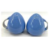 Hall's Rose Parade 1259 Blue Ceramic Pitcher Set - 6-Piece, Made in USA