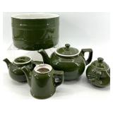 Vintage Variety of Hall China - Green - Teapots and More