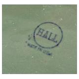 Vintage Hall China Olive Green Teapot Set - Made in USA