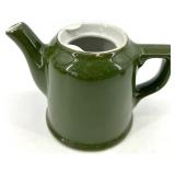 Vintage Hall China Green Teapot Set 391 - Made in USA - Including Teapot With Lid