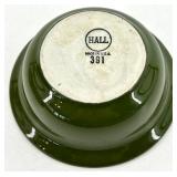 Vintage Hall China Green Teapot Set 391 - Made in USA - Including Teapot With Lid