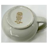 Vintage Hall's Rose Pattern Ceramic Pitcher & Salt Shaker Set - Made in USA