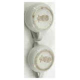 Vintage Hall's Rose Pattern 1259 Dinnerware Set - including Covered Dish with Stand - Made in USA