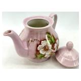 Vintage Set of 4 Teapots - Including Occupied Japan Floral & Sunflower Patterns