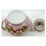 Vintage Set of 4 Teapots - Including Occupied Japan Floral & Sunflower Patterns