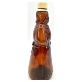Mrs Butterworth Syrup Bottles - Vintage Amber Glass - QTY 2