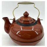 Vintage Assortment of Three Teapots - Black & Brown Glazes, Made in Japan