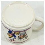 Campbell's Soup Mugs - 16 oz Porcelain - Tomato Soup & Salute America Designs