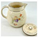 Vintage Hall's Tulip Pattern Teapot & Coffee Pot - Made in USA