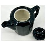 Vintage SYRACUSE China Green Teapot & Covered Bowls Set (5-Piece) USA 89