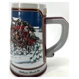 Vintage Budweiser Collectors Series Steins - CeramArte Brazil (Clydesdale & Holiday Sets)