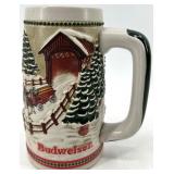 Vintage Budweiser Collectors Series Steins - CeramArte Brazil (Clydesdale & Holiday Sets)