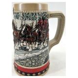 Vintage Budweiser Collectors Series Steins - CeramArte Brazil (Clydesdale & Holiday Sets)