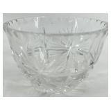 Vintage Assorted Glassware Set - including Etched Starburst Pattern Creamer & Sugar Bowls