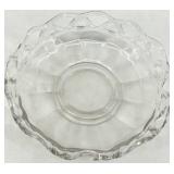 Vintage Imperial Glass Cake Stand with Pedestal & Matching Compote Dishes