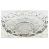 Vintage Imperial Glass Cake Stand with Pedestal & Matching Compote Dishes