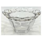 Vintage Imperial Glass Cake Stand with Pedestal & Matching Compote Dishes