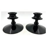 Vintage L.E Smith Candlestick Holders & More