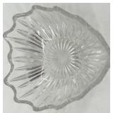 Vintage Heart-Shaped Clear Crystal Glass Bowls with Flower & Star Dishes - Assorted Set