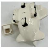 Vintage Elephant Teapot & 747 Jet Plane Teapot - Japan