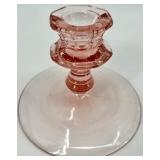 12 Vintage Multi-Color Glass Candlesticks - Assorted Colors