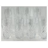 Masquerade by Cristal D'Arques - Crystal Cut Highball Glasses - 8-Piece Set