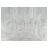 Masquerade by Cristal D'Arques - Crystal Cut Highball Glasses - 8-Piece Set