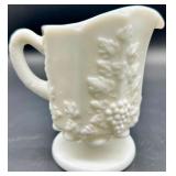 Vintage Westmoreland Milk Glass Paneled Grapevine Pattern - QTY 5