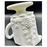 Vintage Westmoreland Milk Glass Paneled Grapevine Pattern - QTY 5
