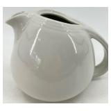 Hall Water Pitcher, Hall Covered Creamer & Chefsware Pottery Single-Serving Teapot - Vintage