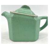 Hall Water Pitcher, Hall Covered Creamer & Chefsware Pottery Single-Serving Teapot - Vintage
