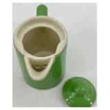 Hall Water Pitcher, Hall Covered Creamer & Chefsware Pottery Single-Serving Teapot - Vintage