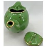 Vintage Hall 6-Cup Teapots - Set of 3 with Gold Trim