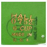 Vintage Hall 6-Cup Teapots - Set of 3 with Gold Trim