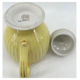 Vintage Hall 6-Cup Teapots - Set of 3 with Gold Trim