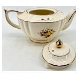 Vintage Arthur Wood Country Flower Teapot - England Floral Pattern Collection, Green Hall Teapot and Floral Teapot