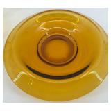 Fostoria Amber Glass Candlestick Holders & Compote Bowls - Vintage Decor