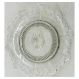 Vintage Cambridge Glass Candlelight Crystal Set - including Clear Compote Bowl, Candlesticks & Plates