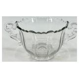 Vintage Cambridge Glass Candlelight Crystal Set - including Clear Compote Bowl, Candlesticks & Plates