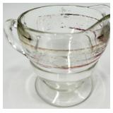 20 piece Vintage Crystal Clear Glassware Assortment - Sugar Bowls, Creamer & More