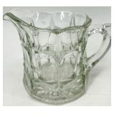 20 piece Vintage Crystal Clear Glassware Assortment - Sugar Bowls, Creamer & More