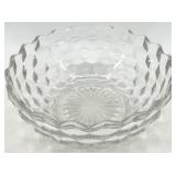 Vintage Fostoria Glass Diamond Cut Crystal Bowls