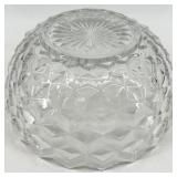 Vintage Fostoria Glass Diamond Cut Crystal Bowls