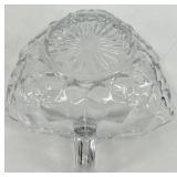 Vintage Fostoria Glass Diamond Cut Crystal Bowls