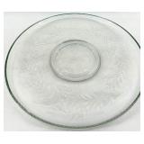 Vintage Assorted Glass including Fostoria Lacy Leaf Glass Centerpiece Bowl - 4-Piece Set