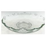 Vintage Assorted Glass including Fostoria Lacy Leaf Glass Centerpiece Bowl - 4-Piece Set