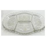Vintage Indiana Glass Vintage Clear Glass Serving Set - 5 Pieces