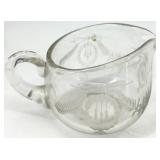 Assorted Vintage Fostoria Glass - Clear Etched Grapevine Pattern Assorted Plates, Saucers & Teacup Set